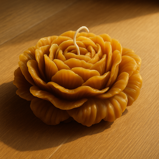 Holy flower candle